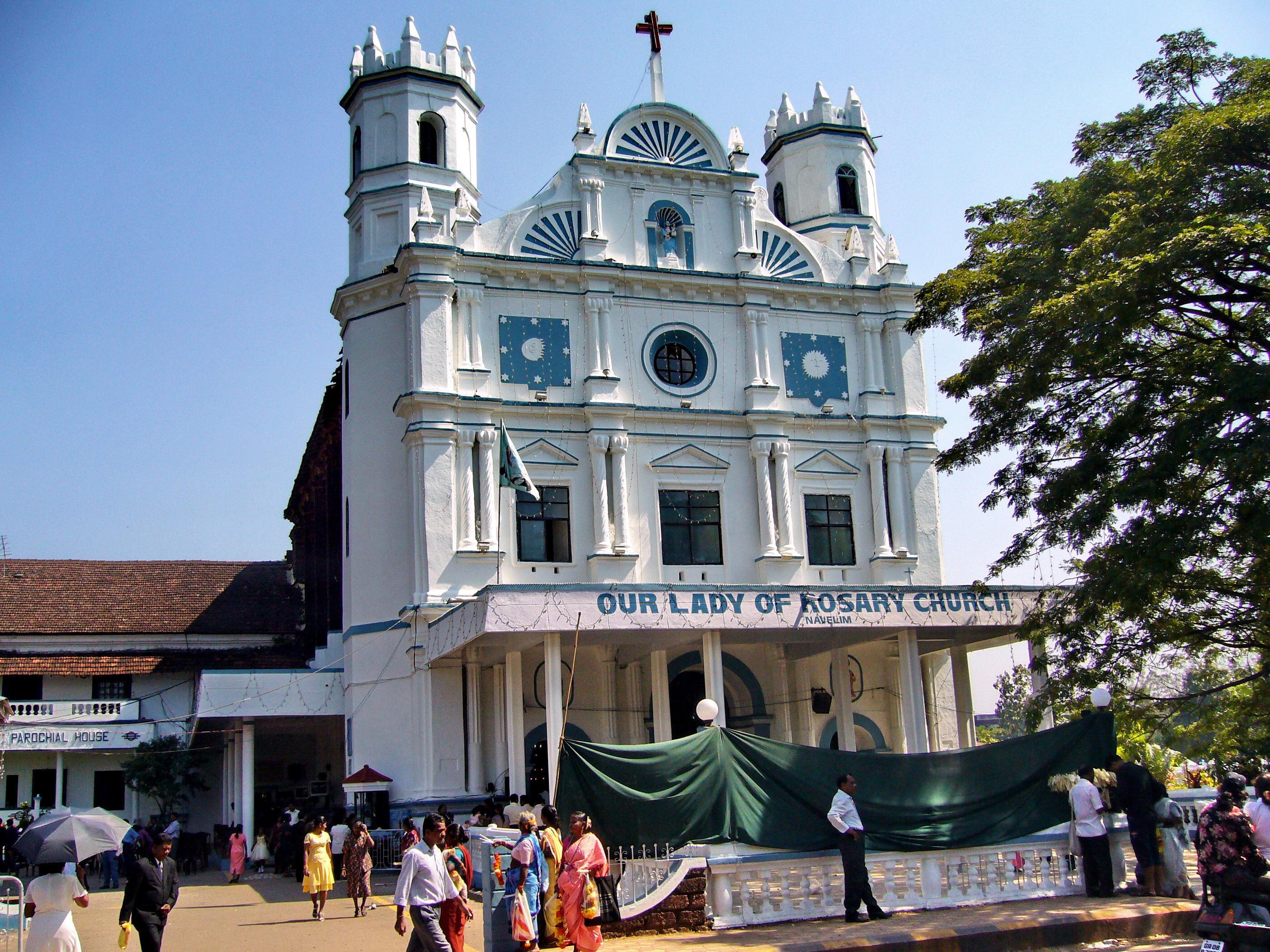 Our Lady of the Rosary Church, the parish church of Navelim, Goa