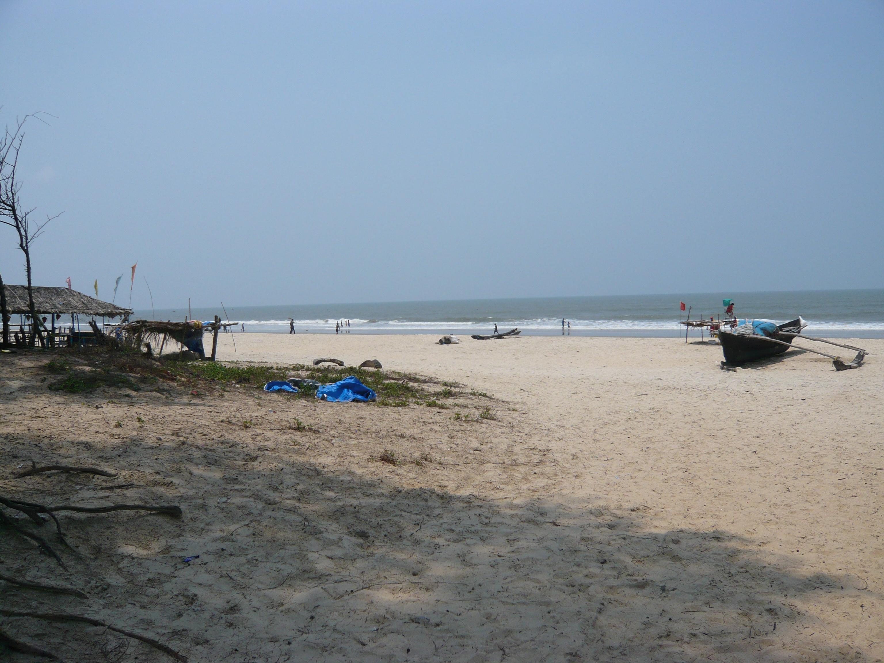 Varca Beach, South Goa, a quiet stretch of coastline