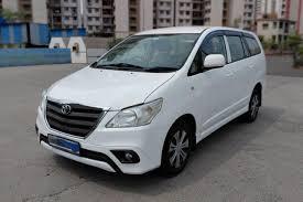 Toyota Innova seven-seater on the road