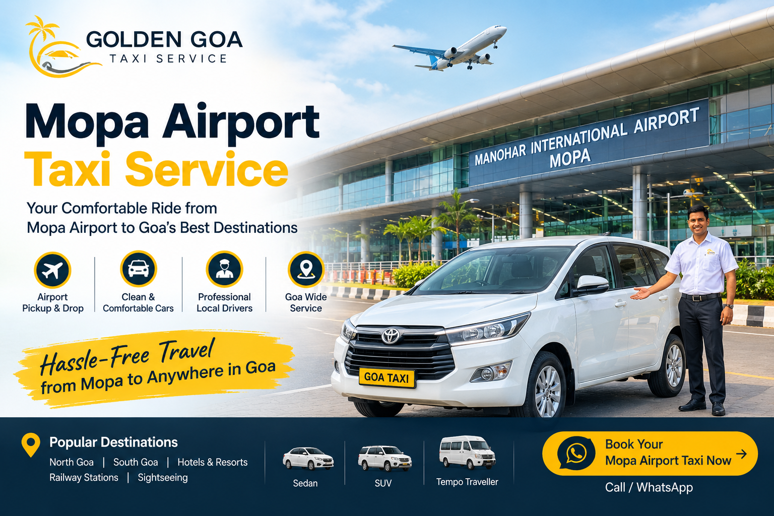 Best mopa airport taxi service